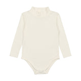 Bamboo Mockneck Onesie - Winter White