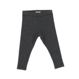 Basic Ribbed Leggings - Heather Grey