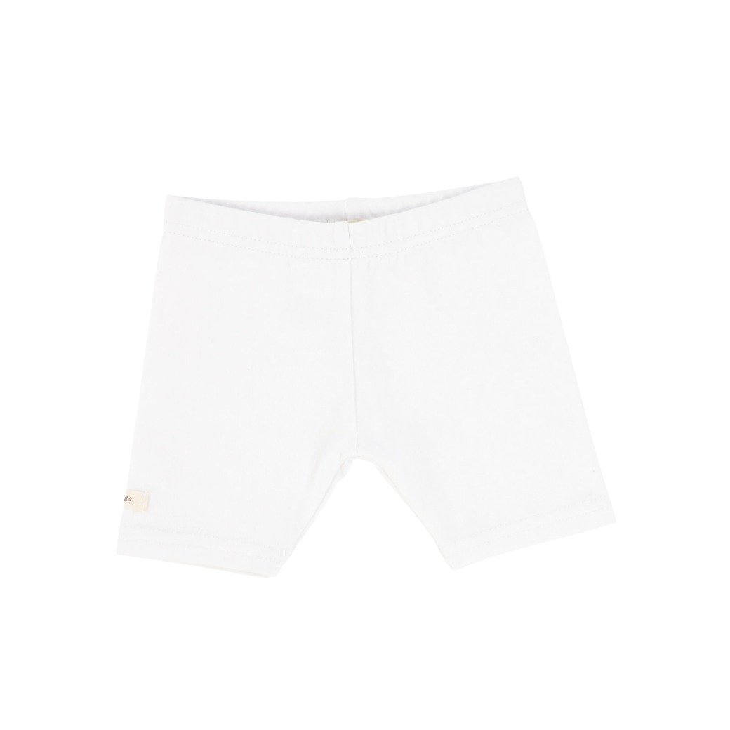Basic Biker Shorts - Pure White