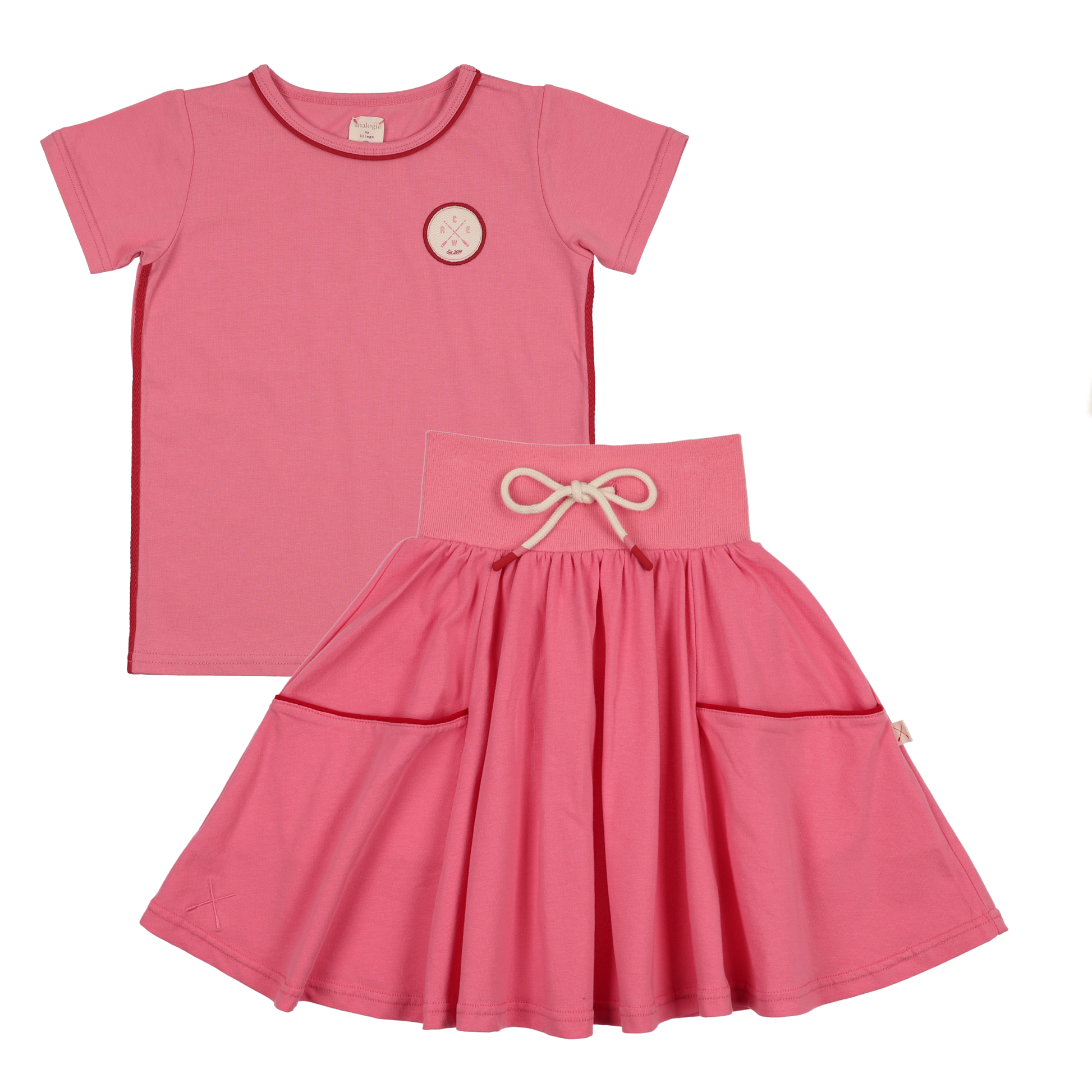 Boating Crew SS Skirt Set