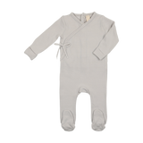 Brushed Cotton Wrapover Footie