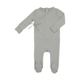 Brushed Cotton Wrapover Footie