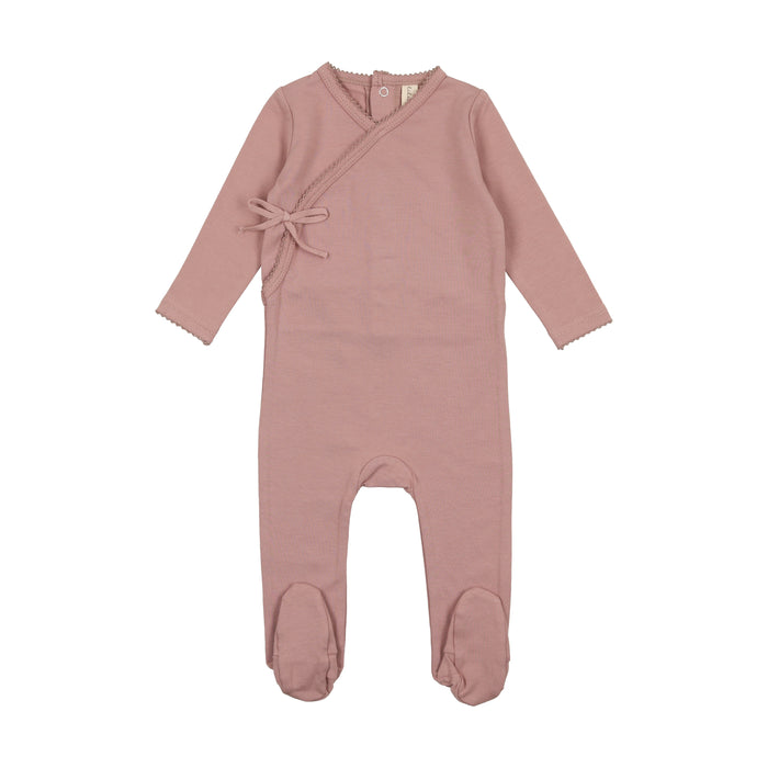 Brushed Cotton Wrap Footie