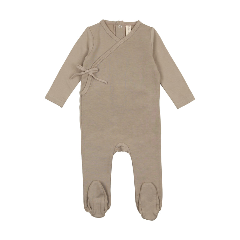 Brushed Cotton Wrap Footie