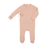 Brushed Cotton Wrapover Footie