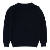 Chunky Knit Sweater-Navy
