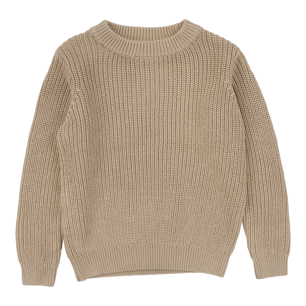 Chunky Knit Sweater-Oat