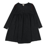 Contrast Stitch Dress-Black Wash