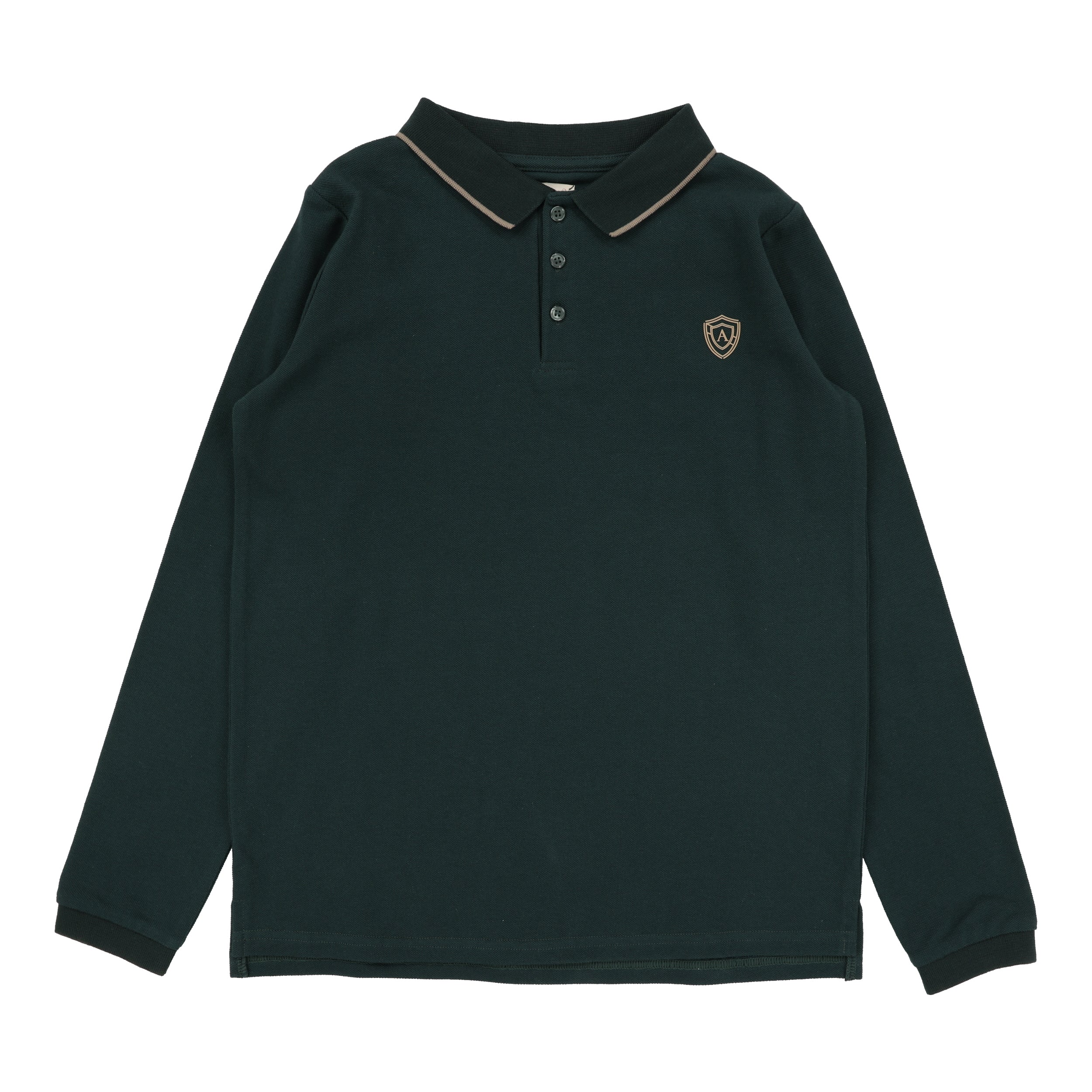 Collar Trim Polo-Green