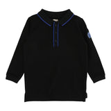 Contrast Trim Polo-Black
