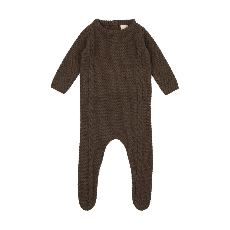 Cable Knit Footie