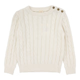 Cable Knit Sweater-Cream