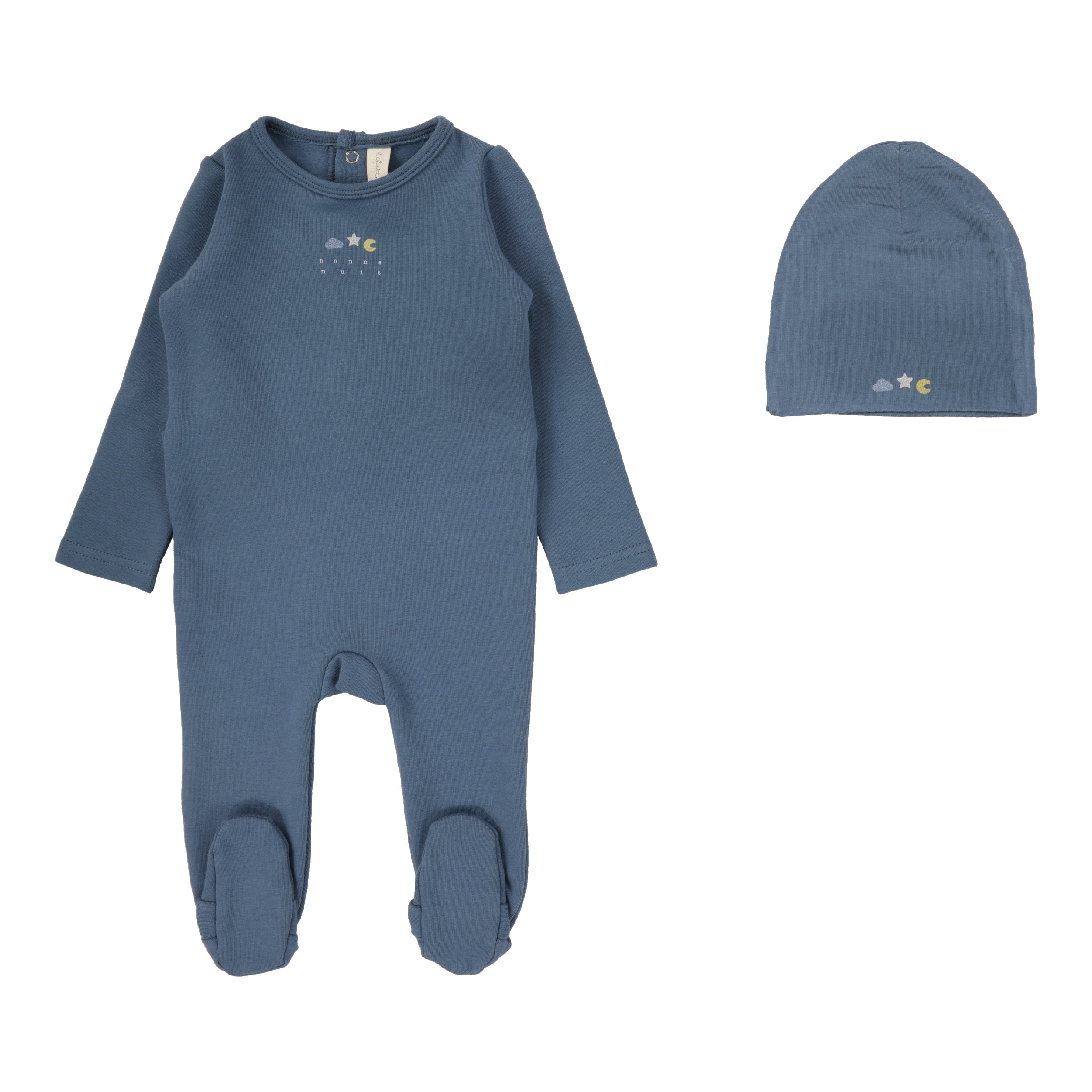 Dreamy Graphic Footie Set  - Slate