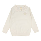 Knit Polo-Cream