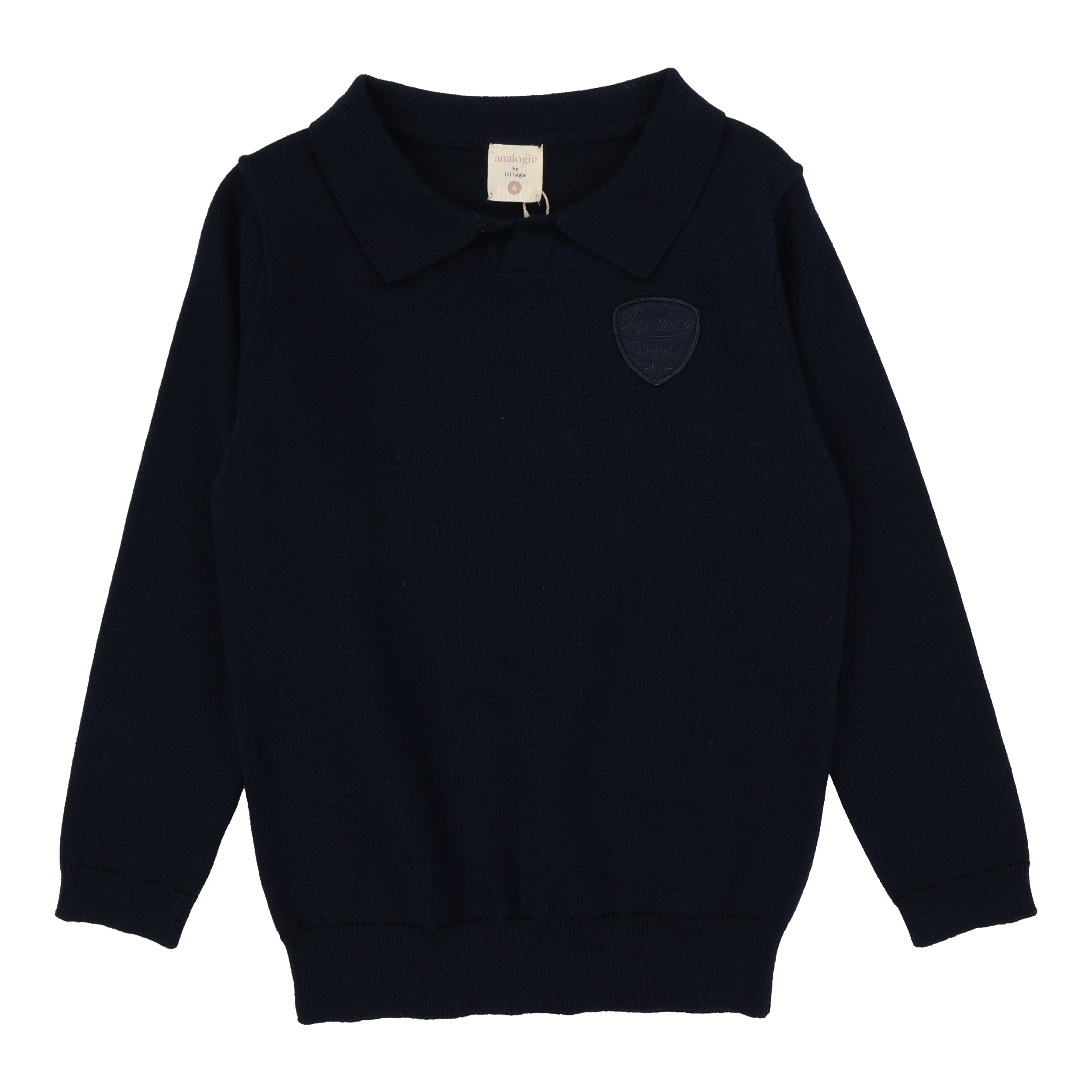 Knit Polo-Navy