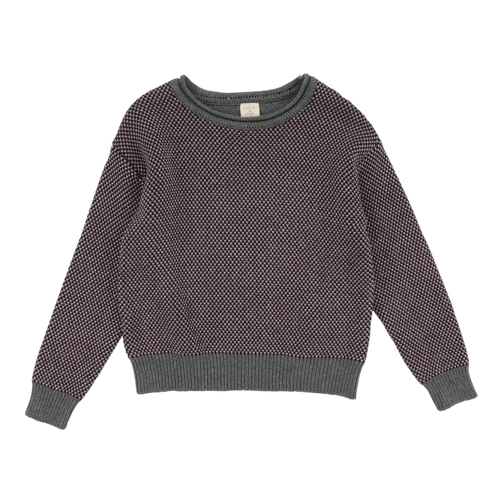 Multi-Knit Sweater-Multi
