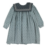 Primrose Dress-Dusty Blue