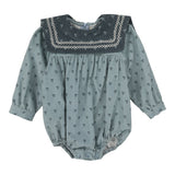 Primrose Romper-Dusty Blue
