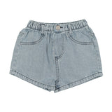 DENIM SHORTS - Stonewash