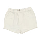 DENIM SHORTS - White Denim
