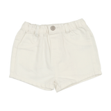 DENIM SHORTS - White Denim