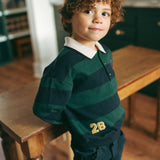 Fan Club Polo Sweatshirt-Navy