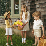 Sunny Blossoms Skirt-Yellow