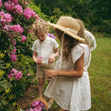 Sunny Blossoms Flutter Dress-Yellow