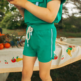 Boating Crew Boys Shorts-Electric Green