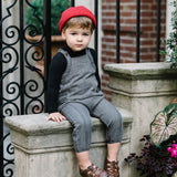 Tencel Boys Romper-Grey Wash