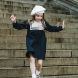 Bon Voyage Dress-Navy
