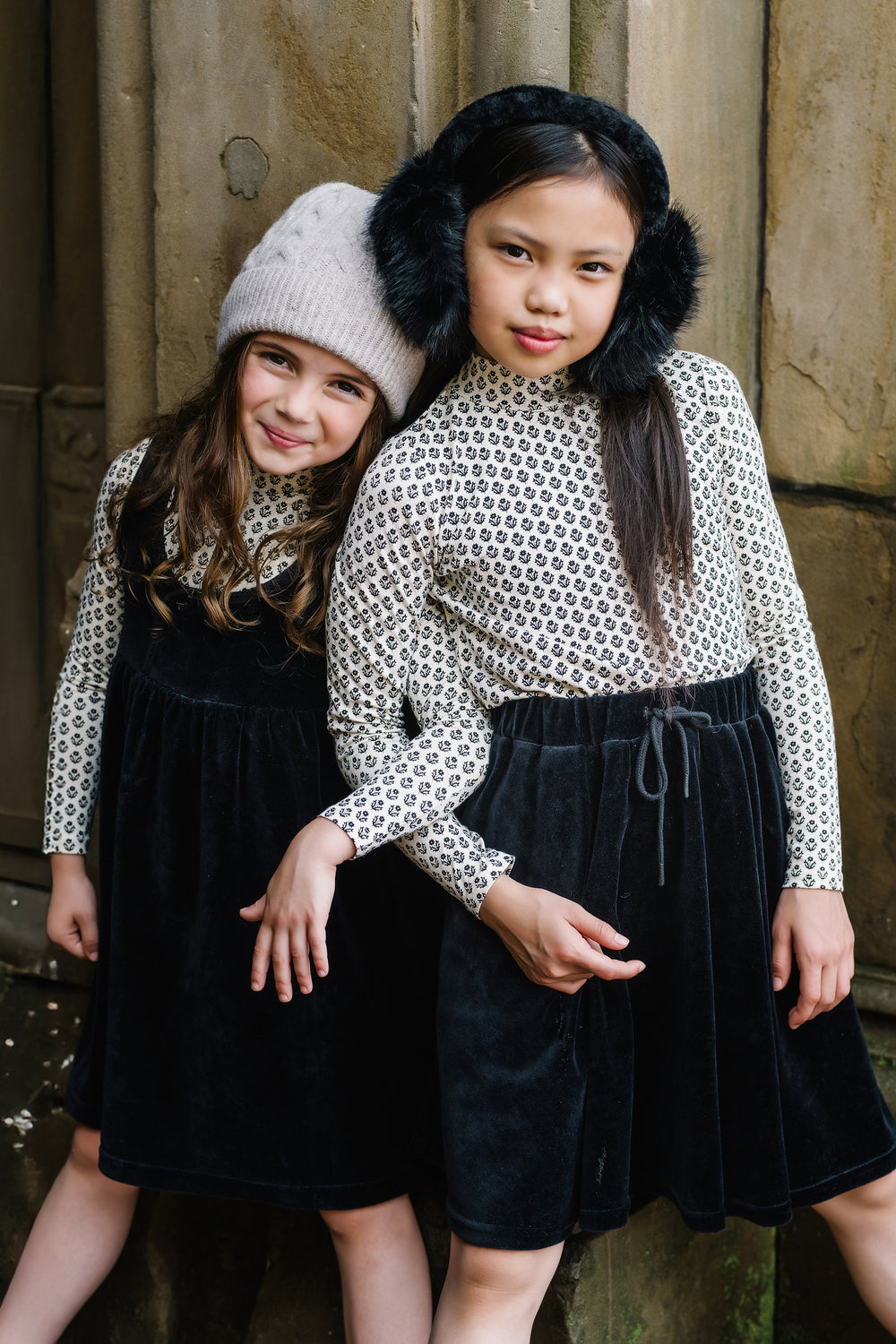 Printed Mockneck-Ecru Multi