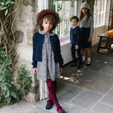 Knit Cardigan- Navy