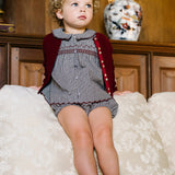 Plaid Edition Girls Toddler Set-Soft Grey Plaid