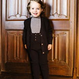 Grandpa Cardigan-Chocolate Brown