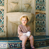 Girls Knit Set-Dried Rose