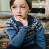 Heirloom Knits Boy's Sweater-Dried Blue