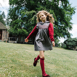 Plaid Edition Dress-Soft Grey Plaid