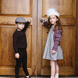 Chunky V Neck Sweater-Chocolate Brown