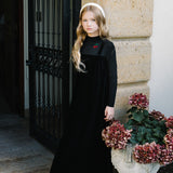 Mockneck Cherry Maxi-Black