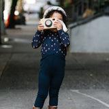 Vintage Floral Set-Navy