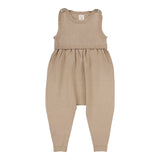 Knit Overalls-Oat