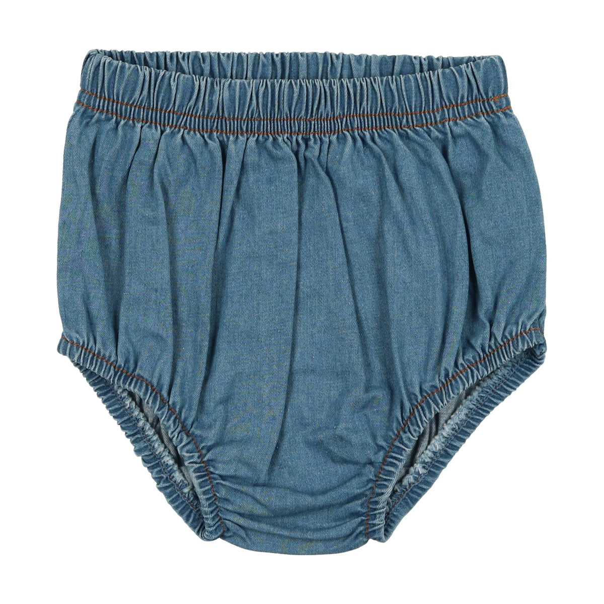 Denim Flutter Suspender Bloomer - Light Denim main image 0