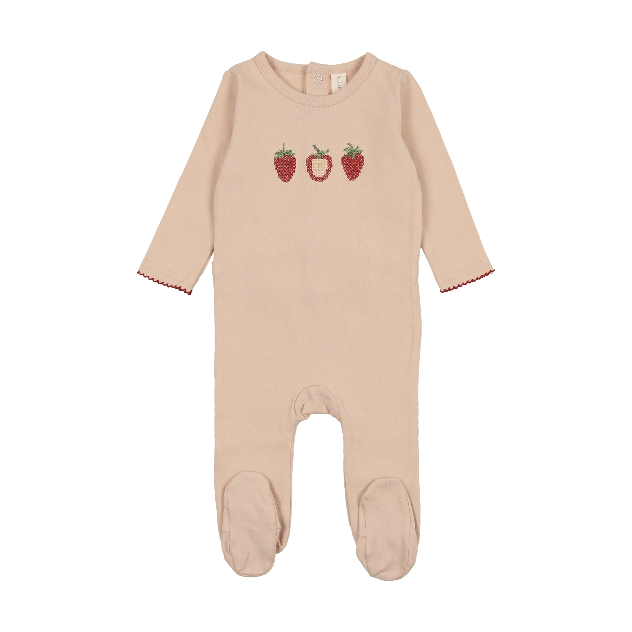 Emroidered Fruit Footie