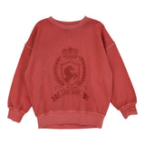Emblem Sweatshirt-Mineral Red