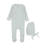 Fine Pointelle Footie Set