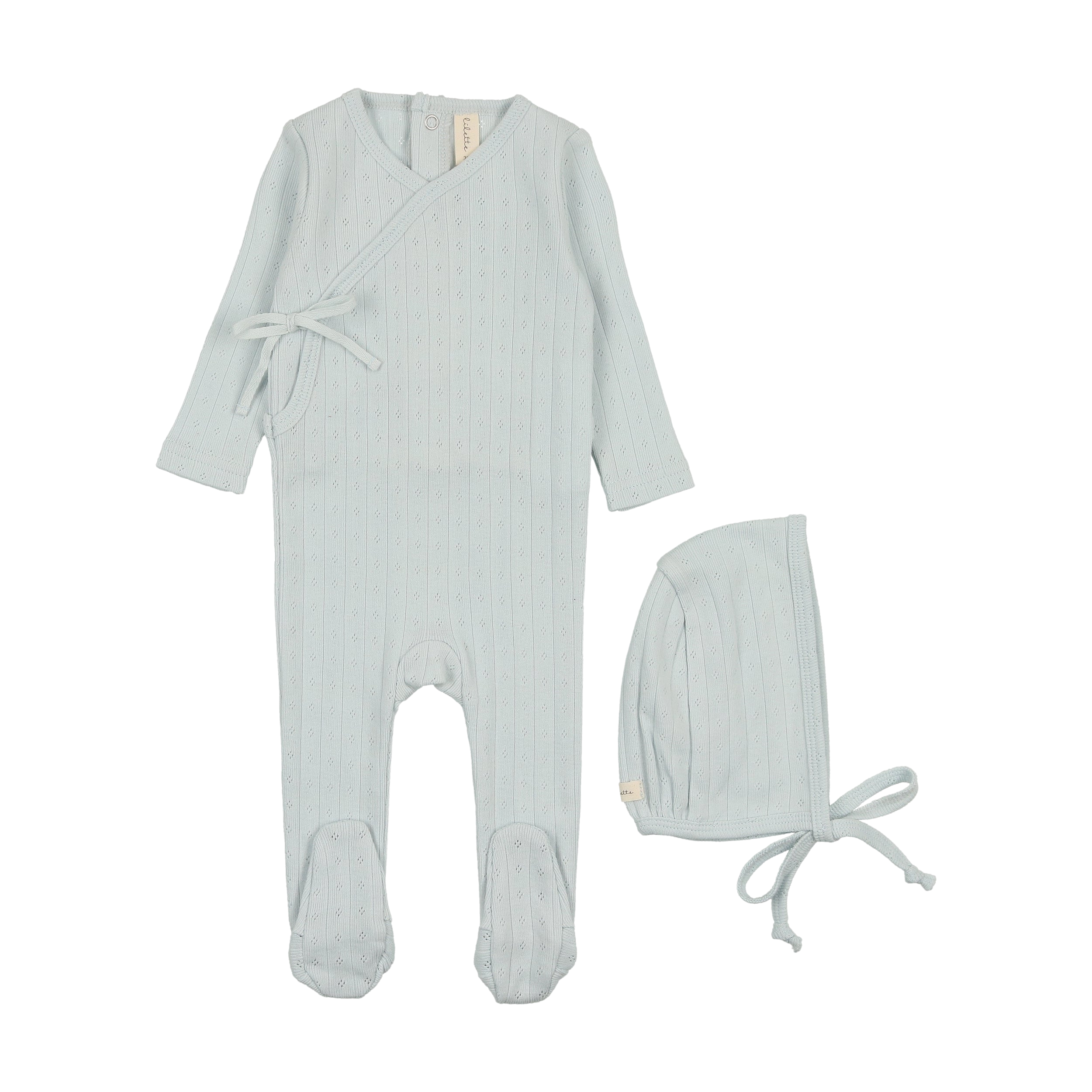 Fine Pointelle Footie Set