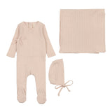 Fine Pointelle Layette Set - Petal