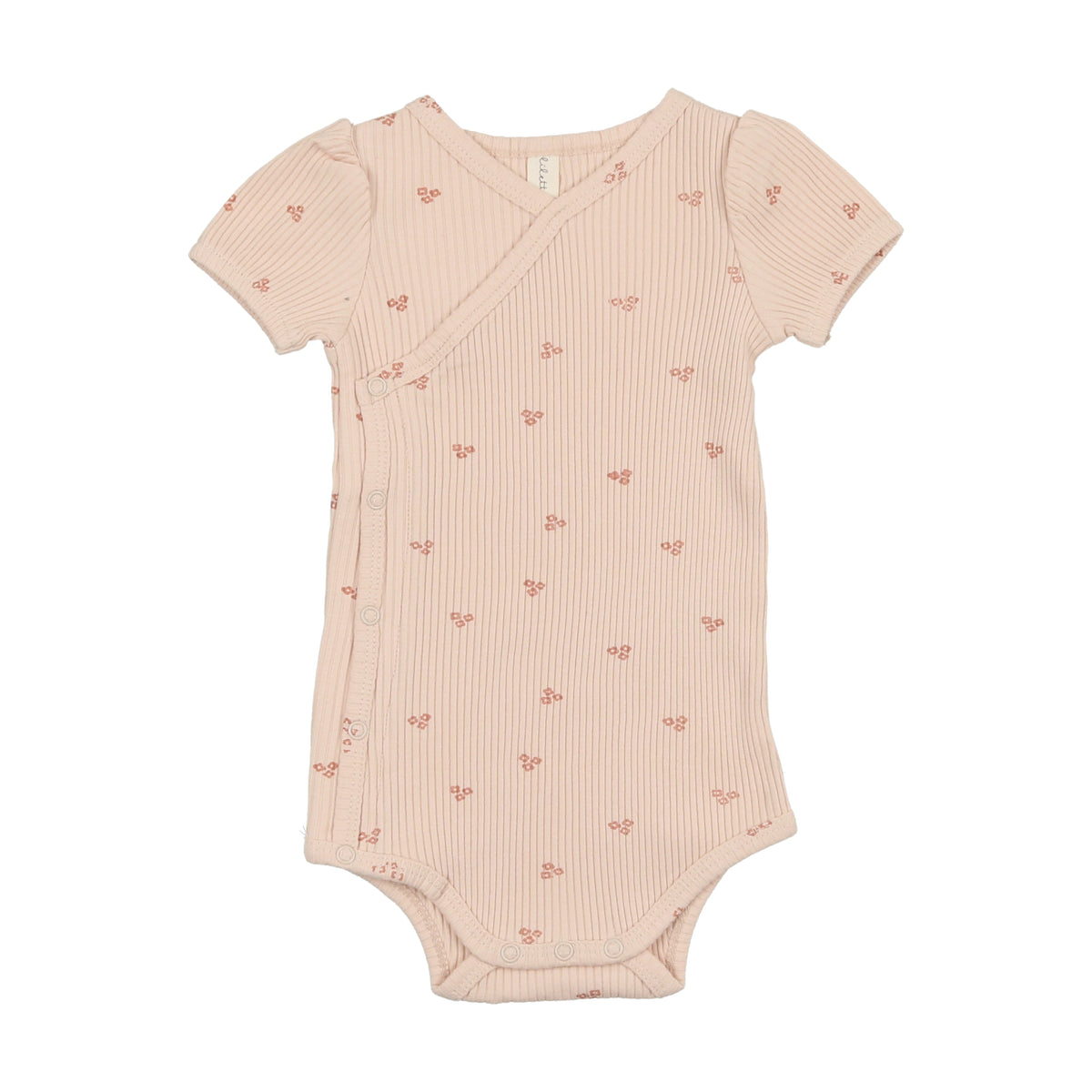 Lil Legs Side Snap Flower Footie & Bonnet - Sage