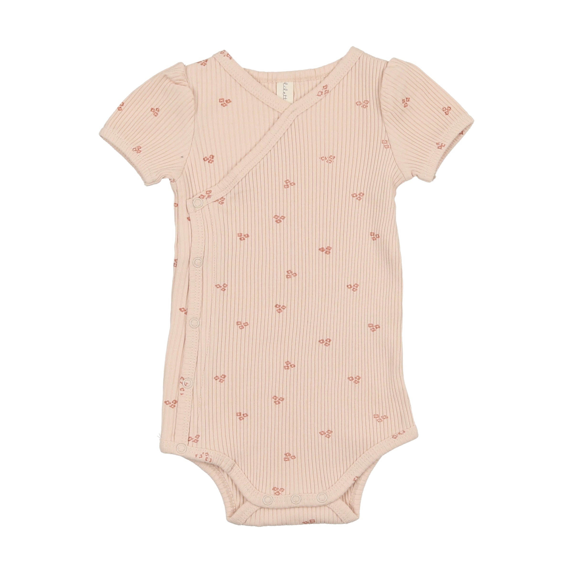 Lil Legs Side Snap Flower Footie & Bonnet - Sage